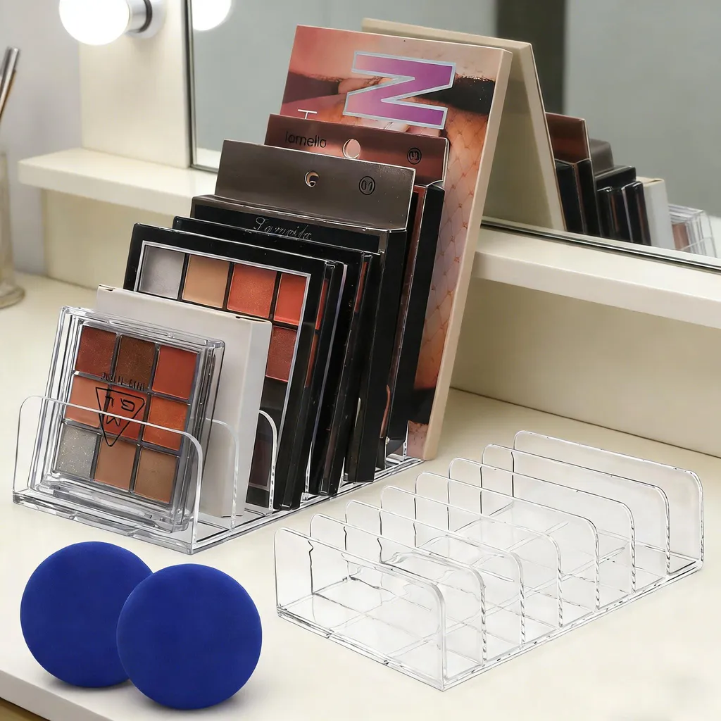 Dites adieu au désordre avec cet organiseur de palettes maquillage pro