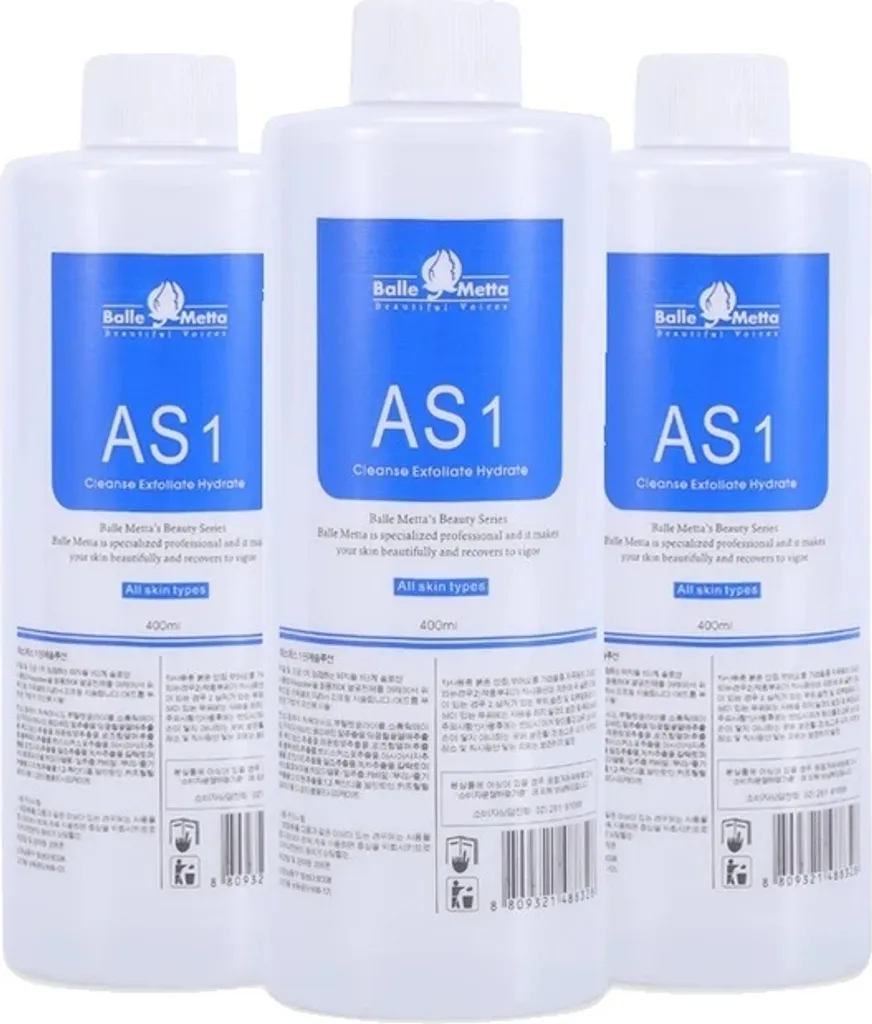 Set 3 Soluzioni Hydra AS1 SA2 AO3 per Pulizia Viso e Peeling Professionale