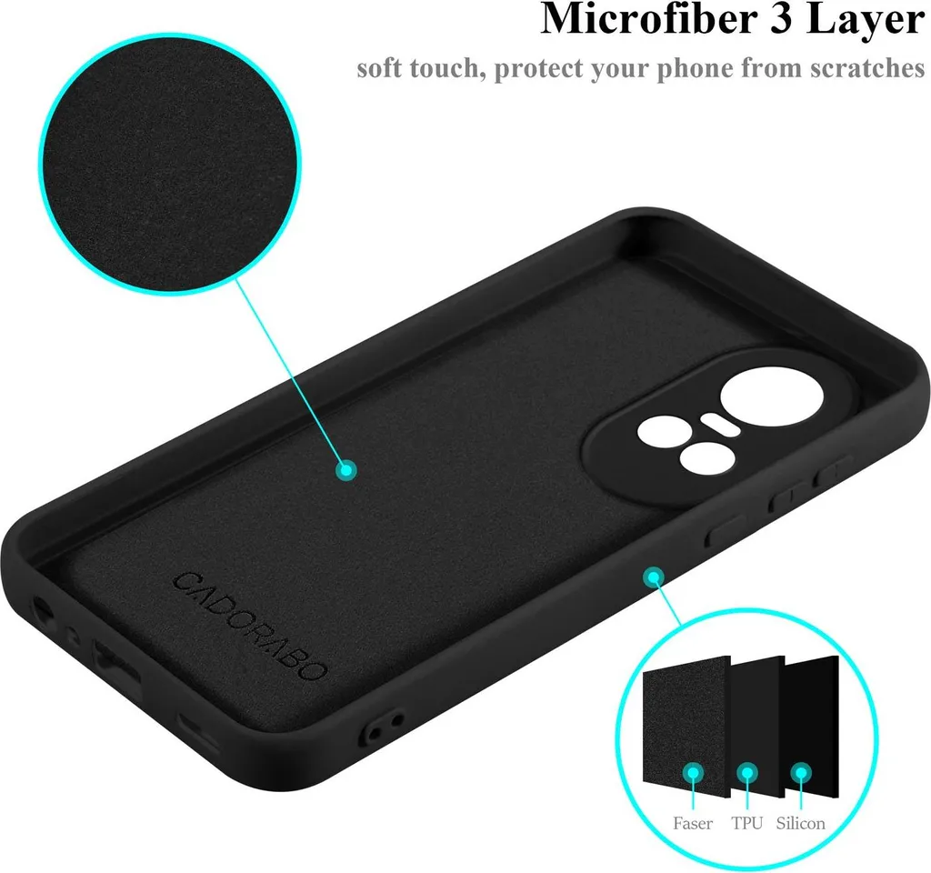 PEIYE Cover per Oppo Reno 10 5G / Reno 10 Pro 5G - Custodia Antiurto in Silicone Morbido, con Bordo Elettroplastificato e Carta Glitter Integrata, Case -Rosa Gradiente