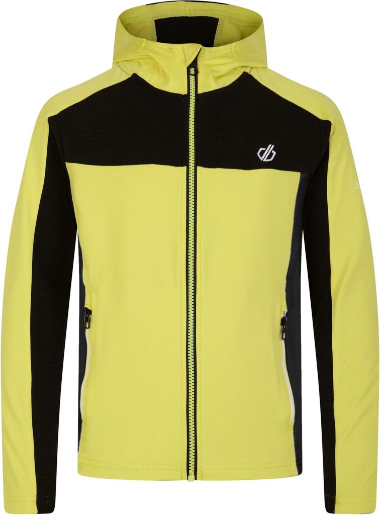 Dare 2B - "Thriving" Midlayer mit Kapuze für Kinder RG8625 (140) (Schwarz/Mirabelle Gelb)