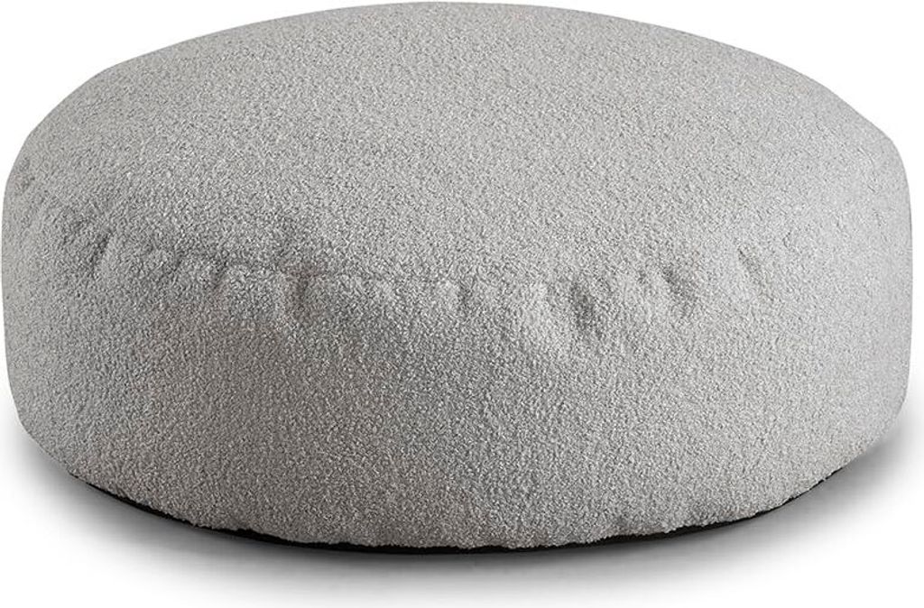 Kinder Sitzsack „MIKI“ - Bequem, Montessori Sitzkissen für Kinderzimmer (Hellgrau, ? 65 cm)