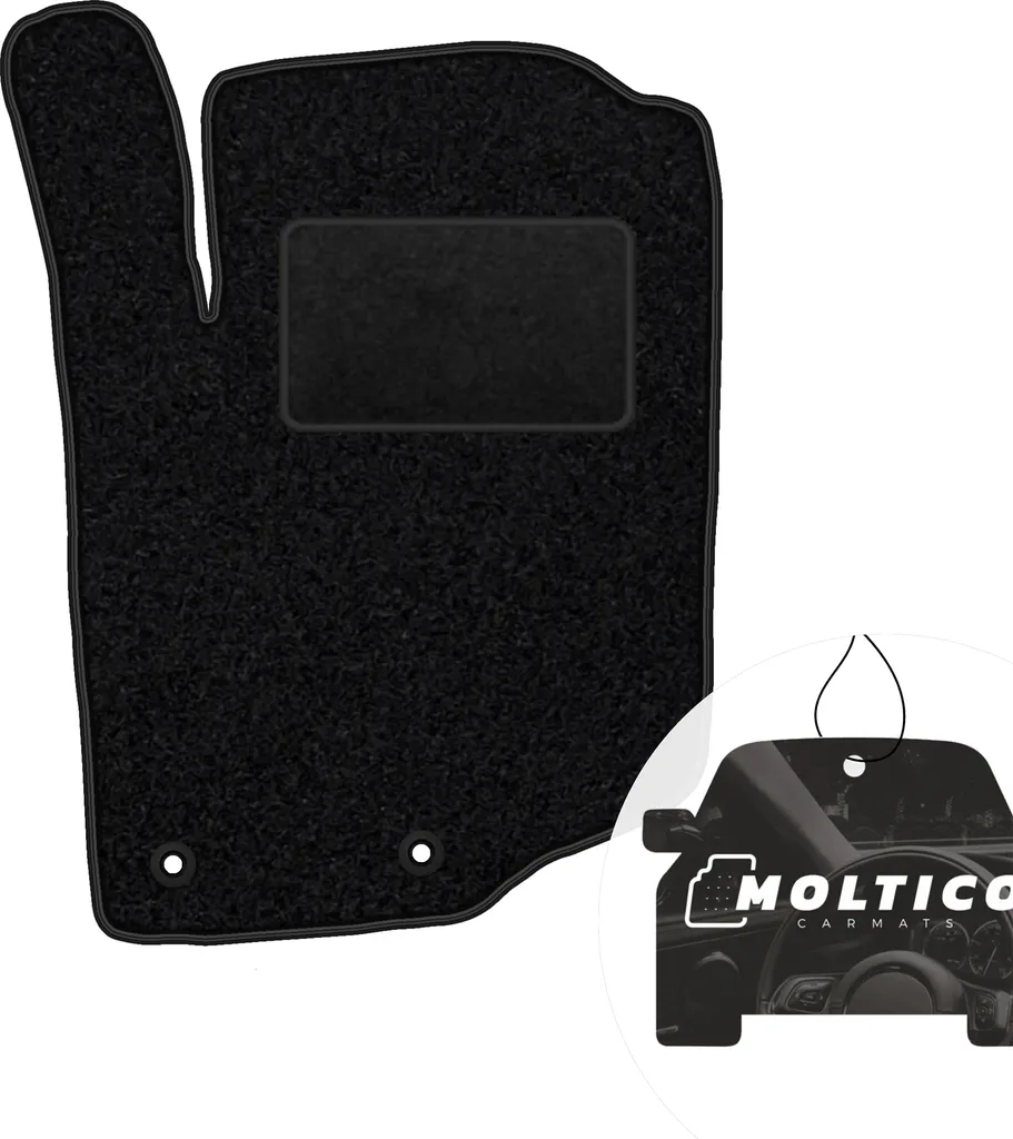 Tappetino Auto Peugeot 207 2006-2012 Nero | Lato Guida in Velours
