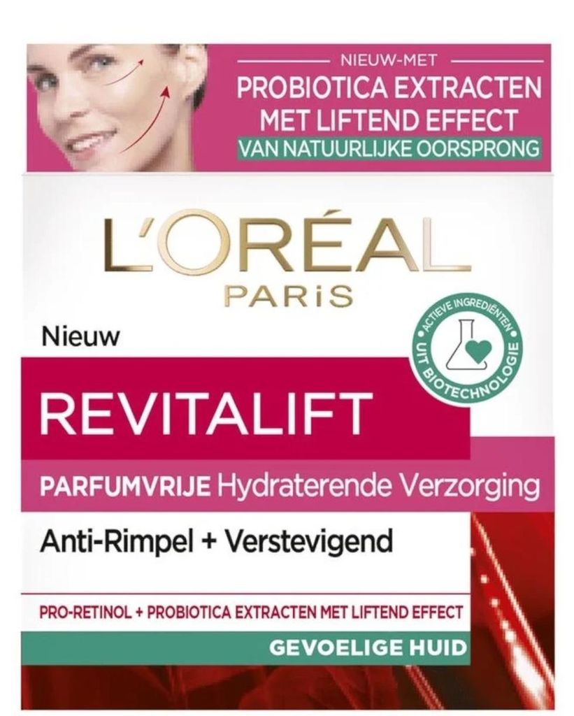 L'Oréal Skin Revitalift Tagescreme, parfümfrei