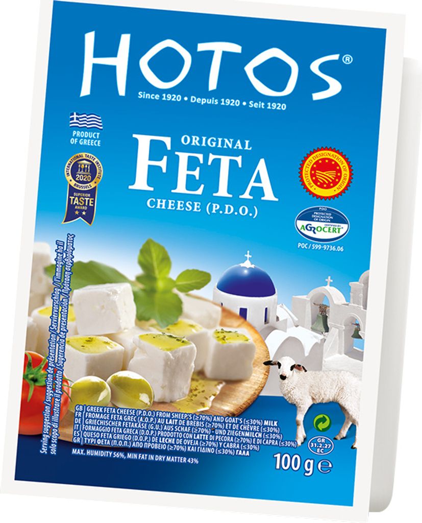 Griechischer Feta-Käse 100g - Hotos Produktbild 