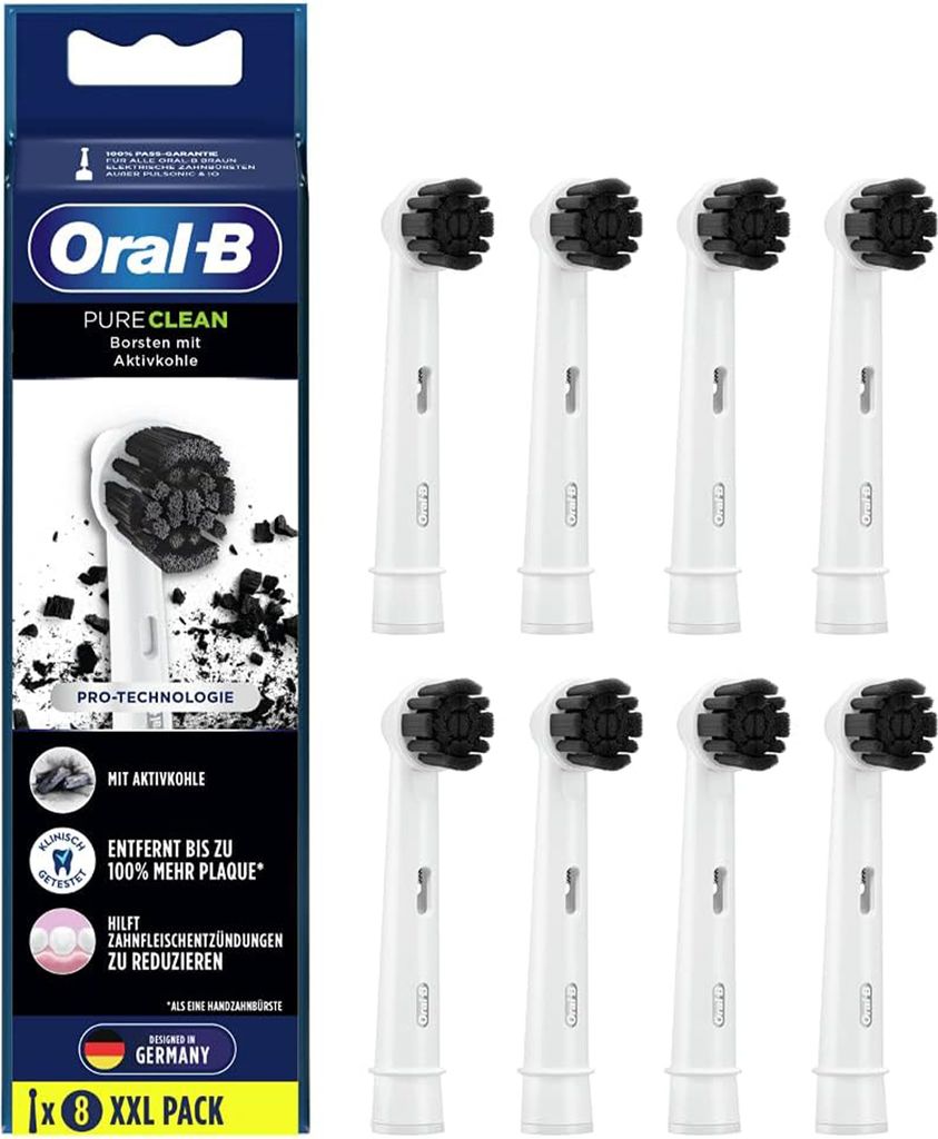 Nástavce kartáčků Oral-B s aktivním uhlím 8er Obrázek produktu 