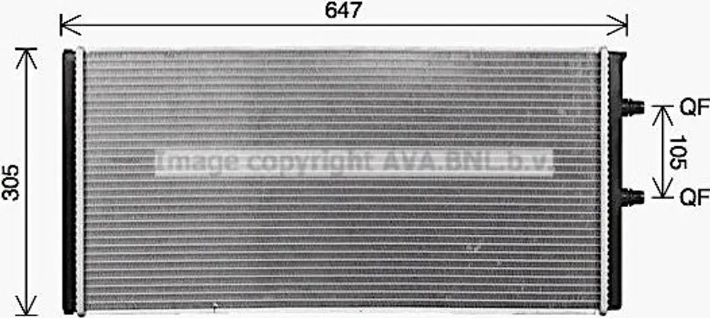Évitez la Surchauffe : Radiateur Moteur 17112284608 pour BMW Séries 2-4