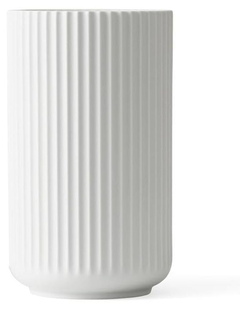 Lyngby Vase aus Porzellan, 38 cm Weiß Produktbild 
