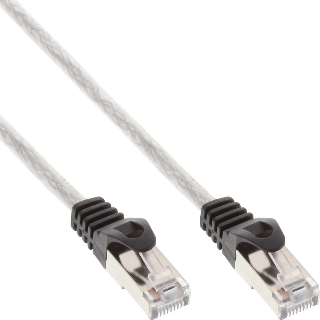 Cavo LAN 25m InLine 72525T Cat5e SF/UTP Trasparente Gigabit Ready