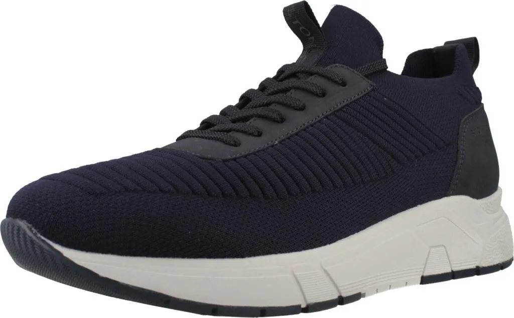 Basket Homme Stonefly Action 34 Tex Nbk Chaussure Bleue en Nubuck