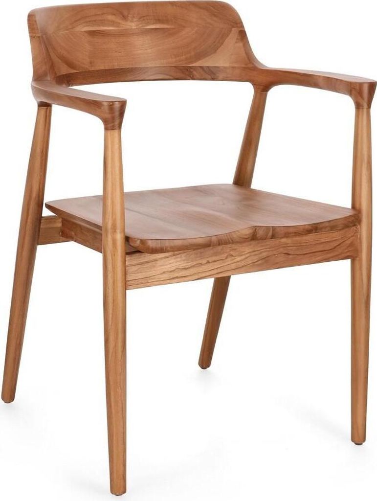 2er Set Stühle Suzy 59 x 58 x 79,5 cm Teak Natur