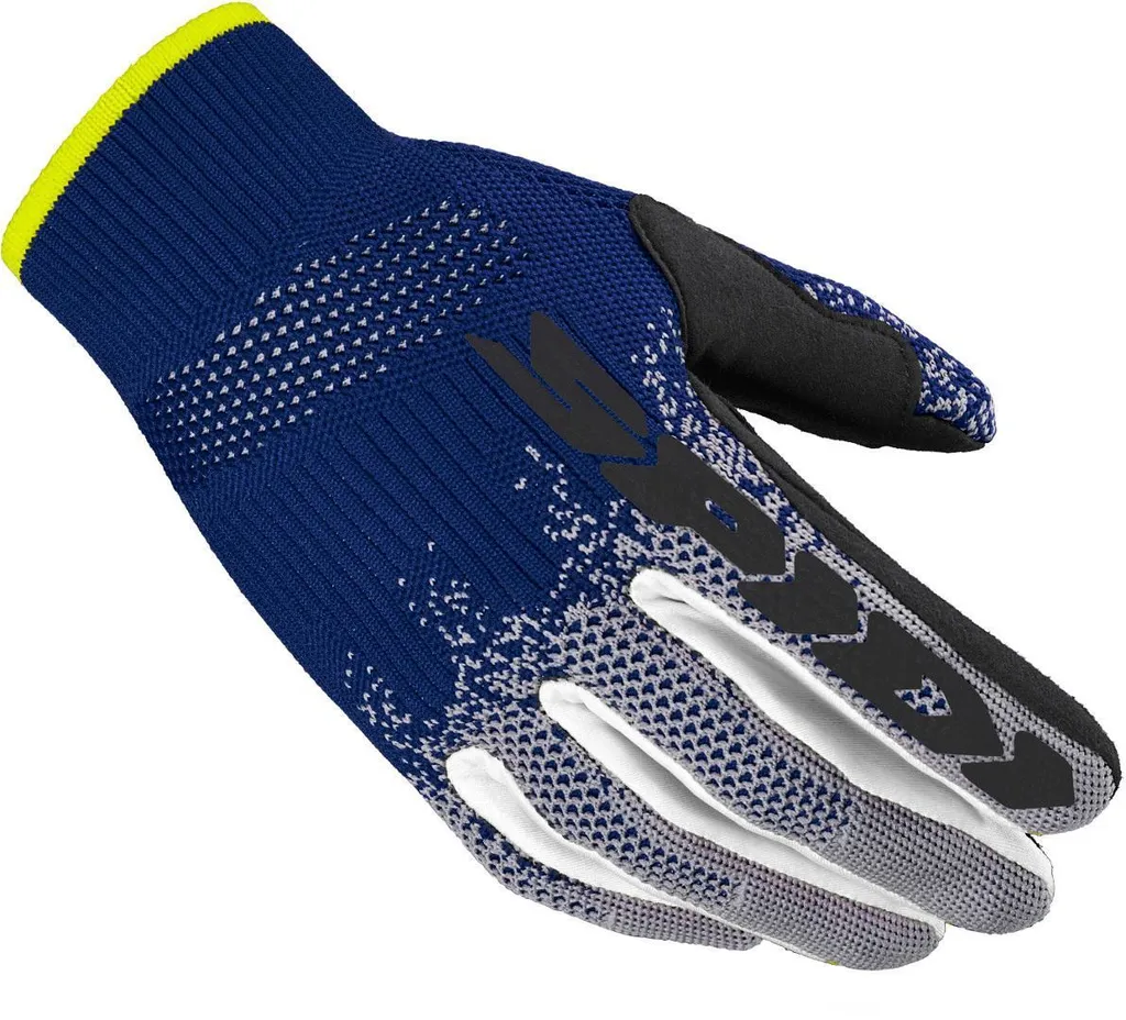 Gants de moto Spidi X-Knit Bleu et Gris Taille L pour Été et Mi-saison