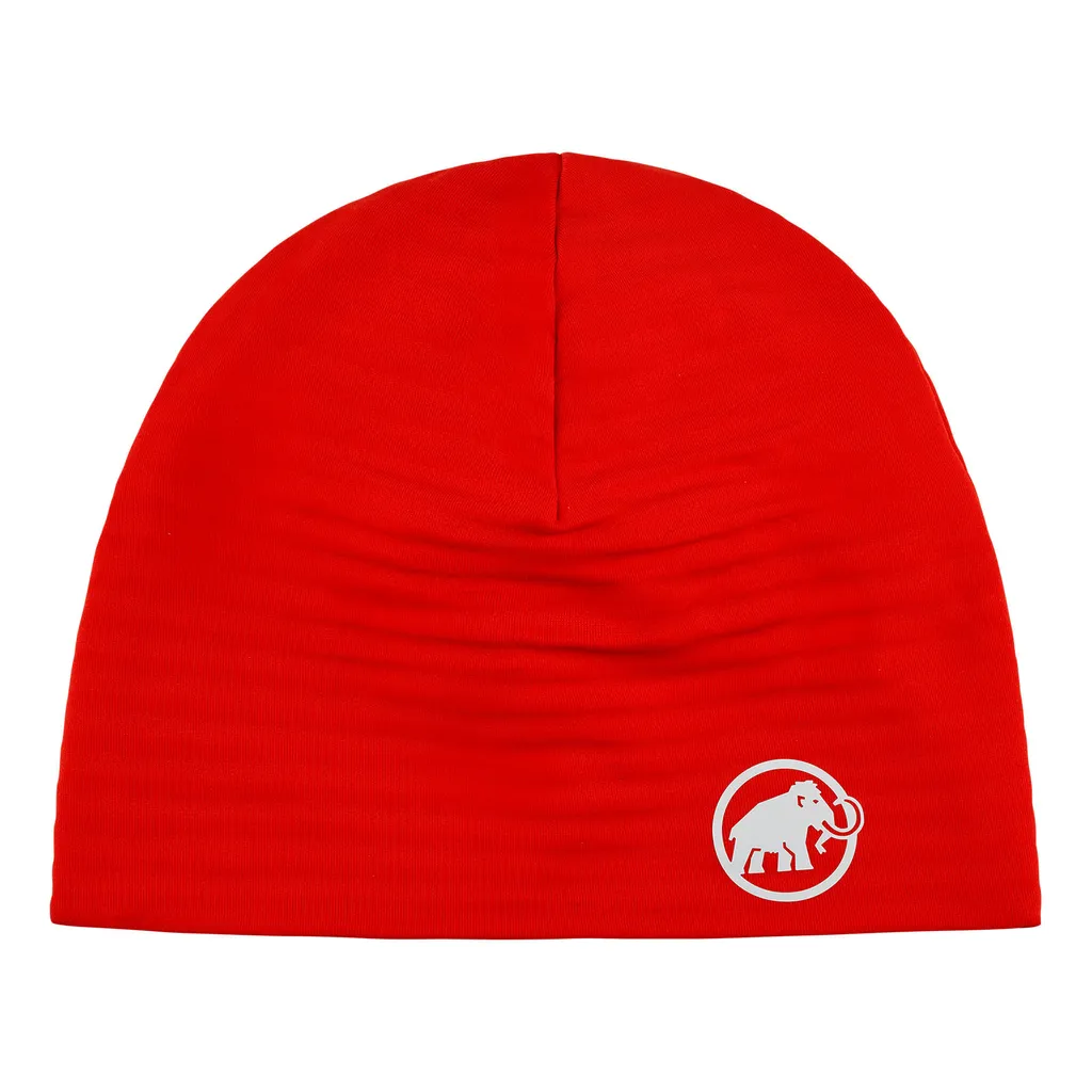 Bonnet de Sport Rouge Mammut Taiss Light pour Alpinisme et Randonnée