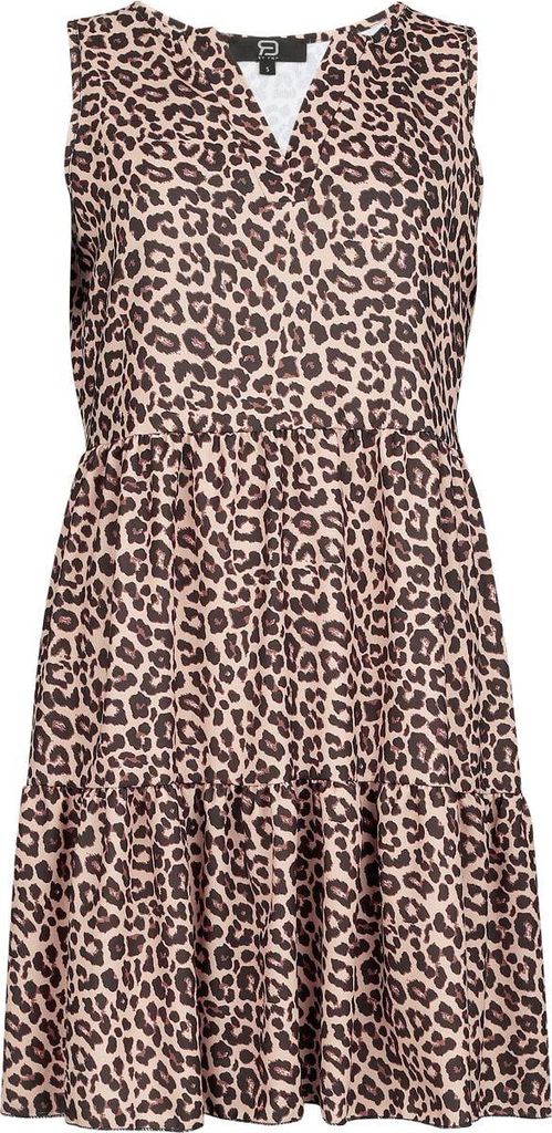 RED by EMP Damen multicolor Kleid mit Leopardmuster L