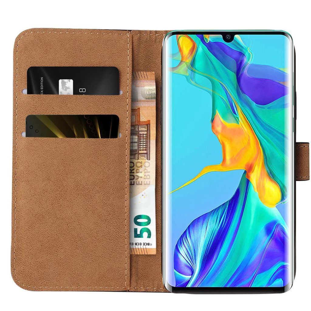 Handy Hülle für Huawei P30 Pro Klapphülle Bookcase Flip Produktbild 2