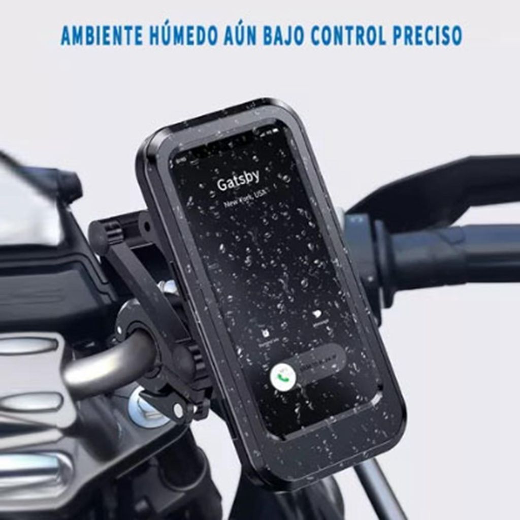 Motorrad-Handyhalterung, wasserdicht, empfindlicher Produktbild 