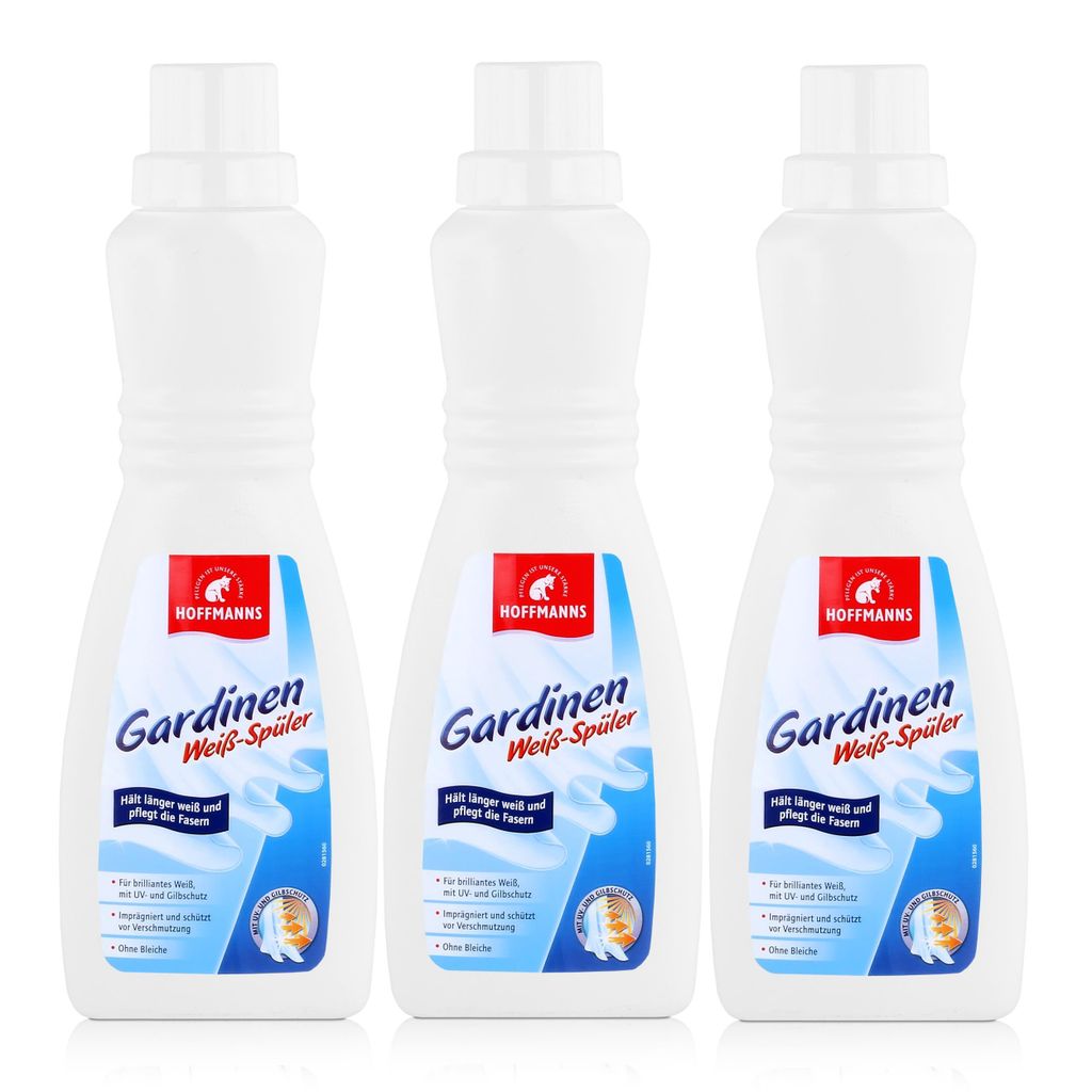 Hoffmanns Gardinen Weiß-Spüler 500ml - Ohne Bleiche (3er Produktbild 