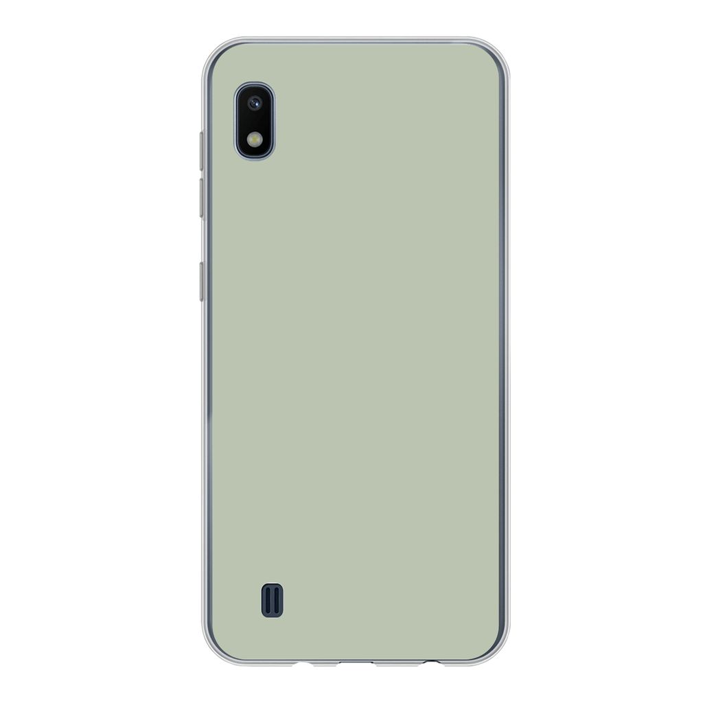 MuchoWow Handyhülle Schutzhülle Hülle für Samsung Galaxy A10 Farbe - Mintgrün - Innenausstattung Silikon Softcase Handy Hülle - Schutzhülle