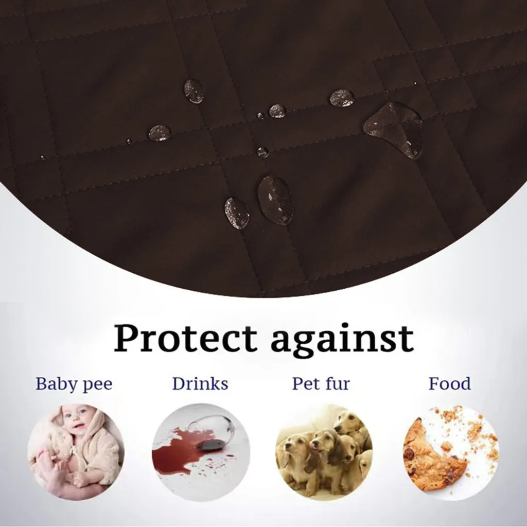 Couverture imperméable lit chien 82x86 réversible et lavable - 3