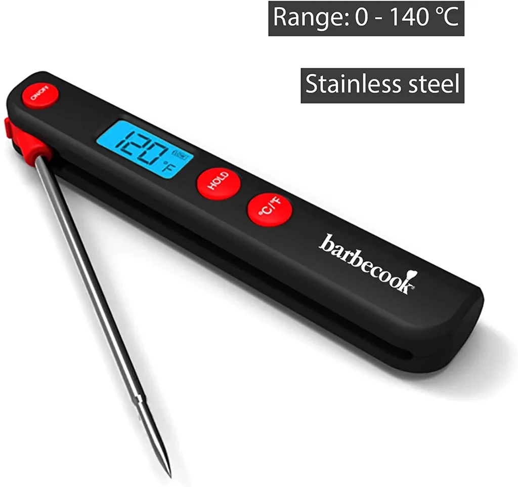 Thermomètre de poche numérique Barbecook pour cuisson précise au gril