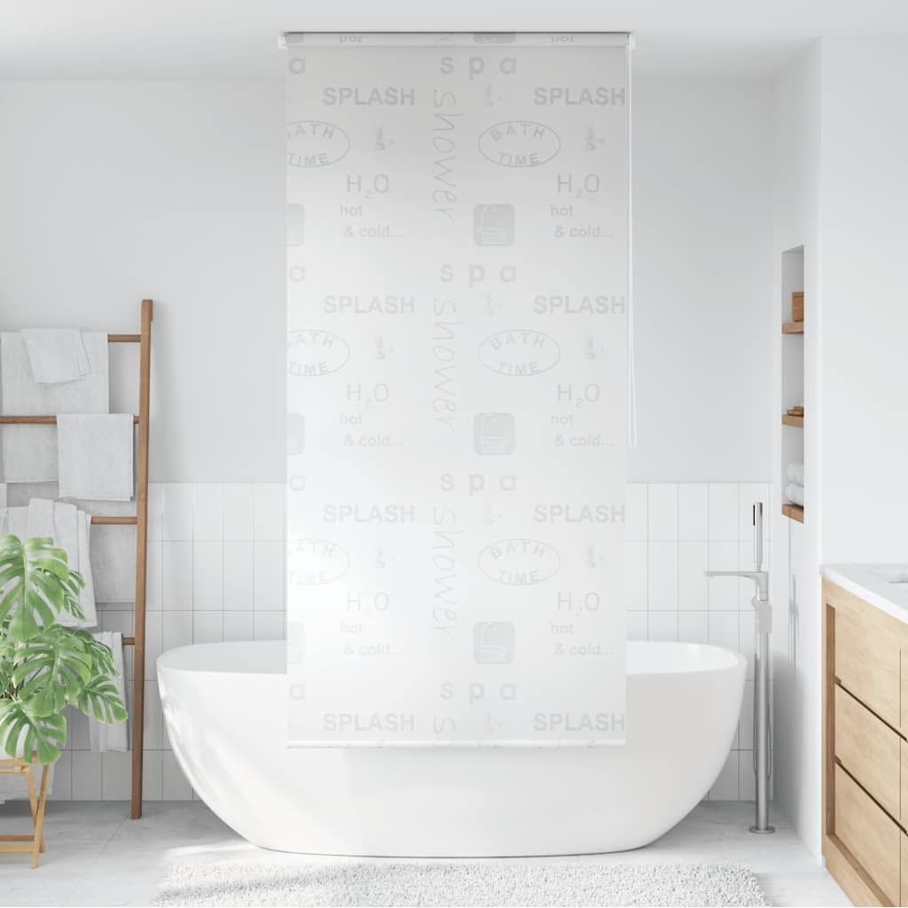 "2026 Promotion" Duschrollo - Außenrollo - 80x240 cm Splash-Design - Rollos CC795