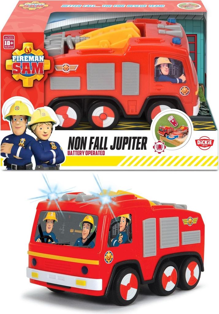 Feuerwehrmann Sam Non Fall Jupiter Feuerwehrauto