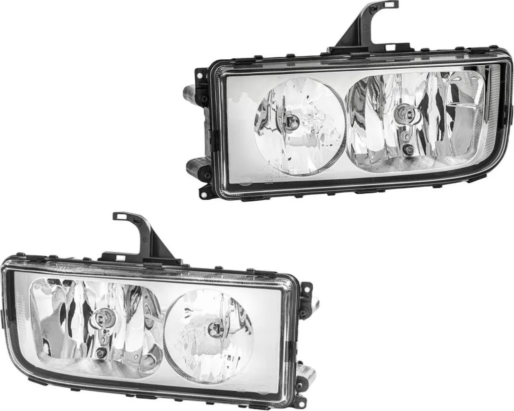 Remplacer Phares Mercedes Axor Cassés - Jeu de Projecteurs 24V Hella H7/H1