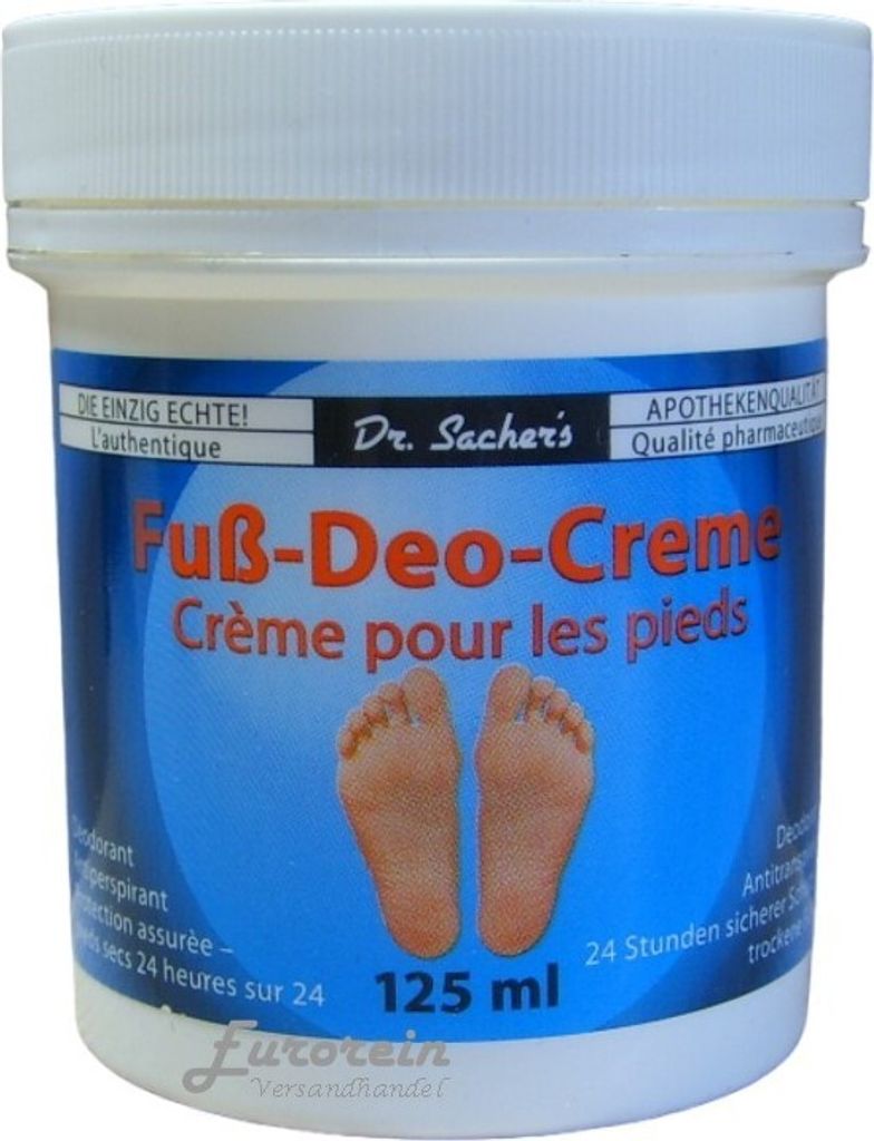 Fuß Deo Creme 125 ml von Dr. Sacher ́s