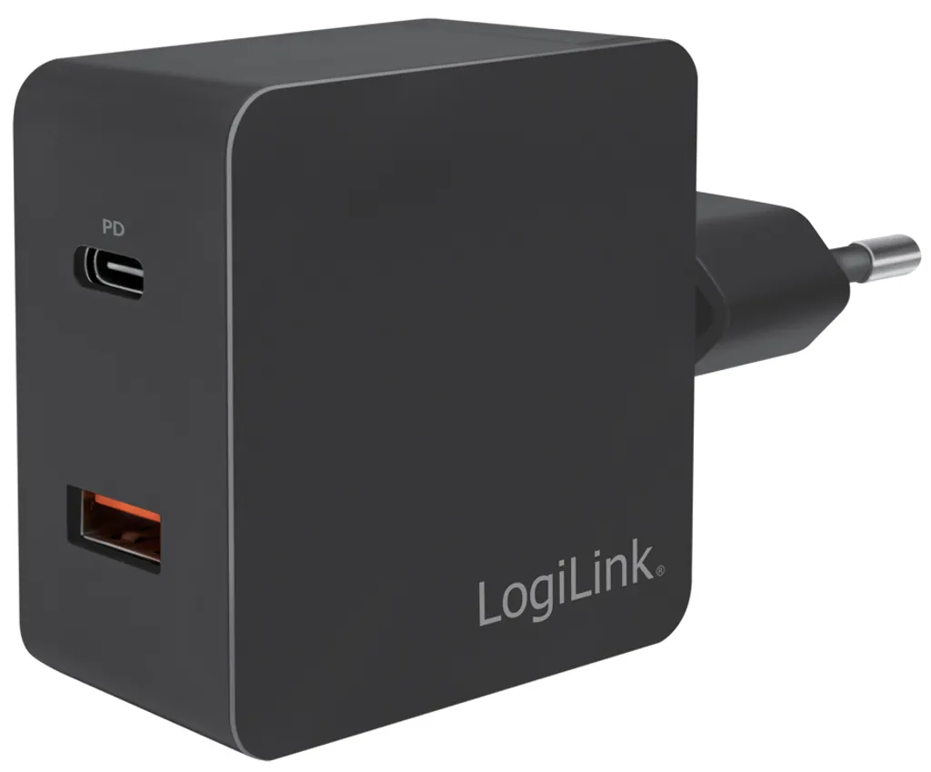 Adaptateur LogiLink PA0220 avec Power Delivery et Charge Rapide USB-A