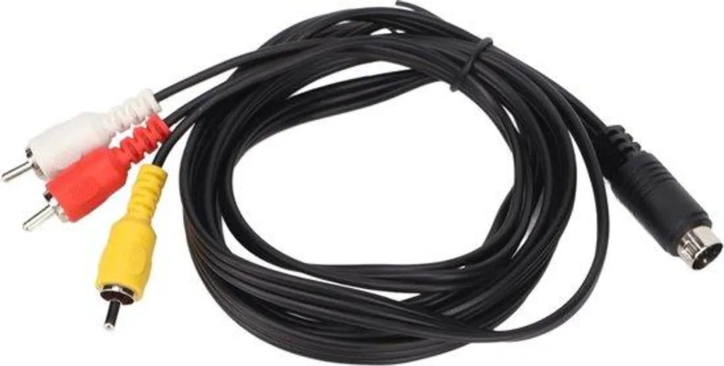 Câble Audio Vidéo Composite 3 RCA vers 3 RCA de 18 mètres pour TV et DVD