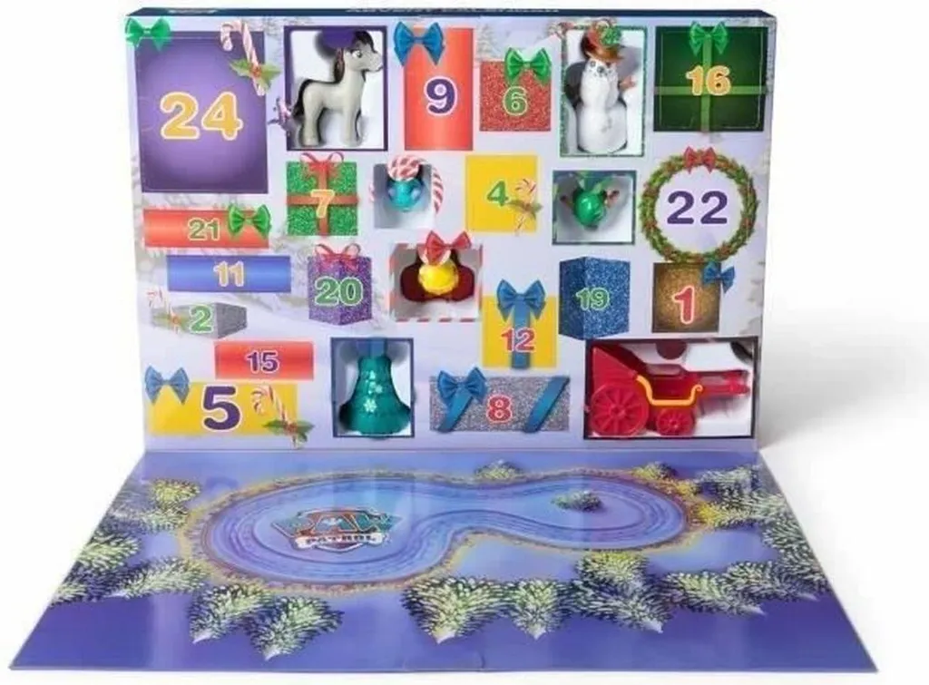 Calendrier de l'Avent pour enfant Spin Master avec jouets en plastique dur