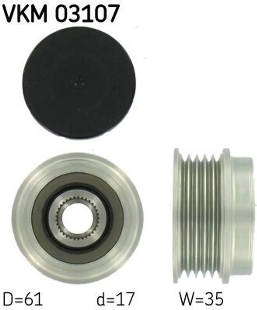 SKF VKM03107: La Soluzione Definitiva per Puleggia Alternatore 022903119B