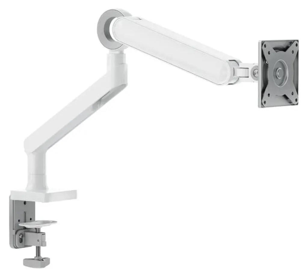 Bras de Moniteur Ergonomique Blanc Alogic pour Écrans de 17 à 35 Pouces