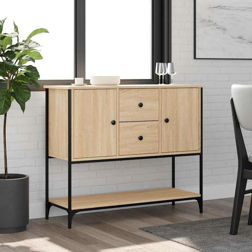 Credenza vidaXL Rovere Sonoma 100x36x85 cm | Mobile Madia per Soggiorno