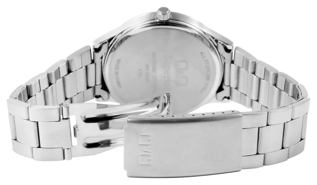 Orologio Uomo Q&Q Superior S278J214Y - Design Classico Argento - 3