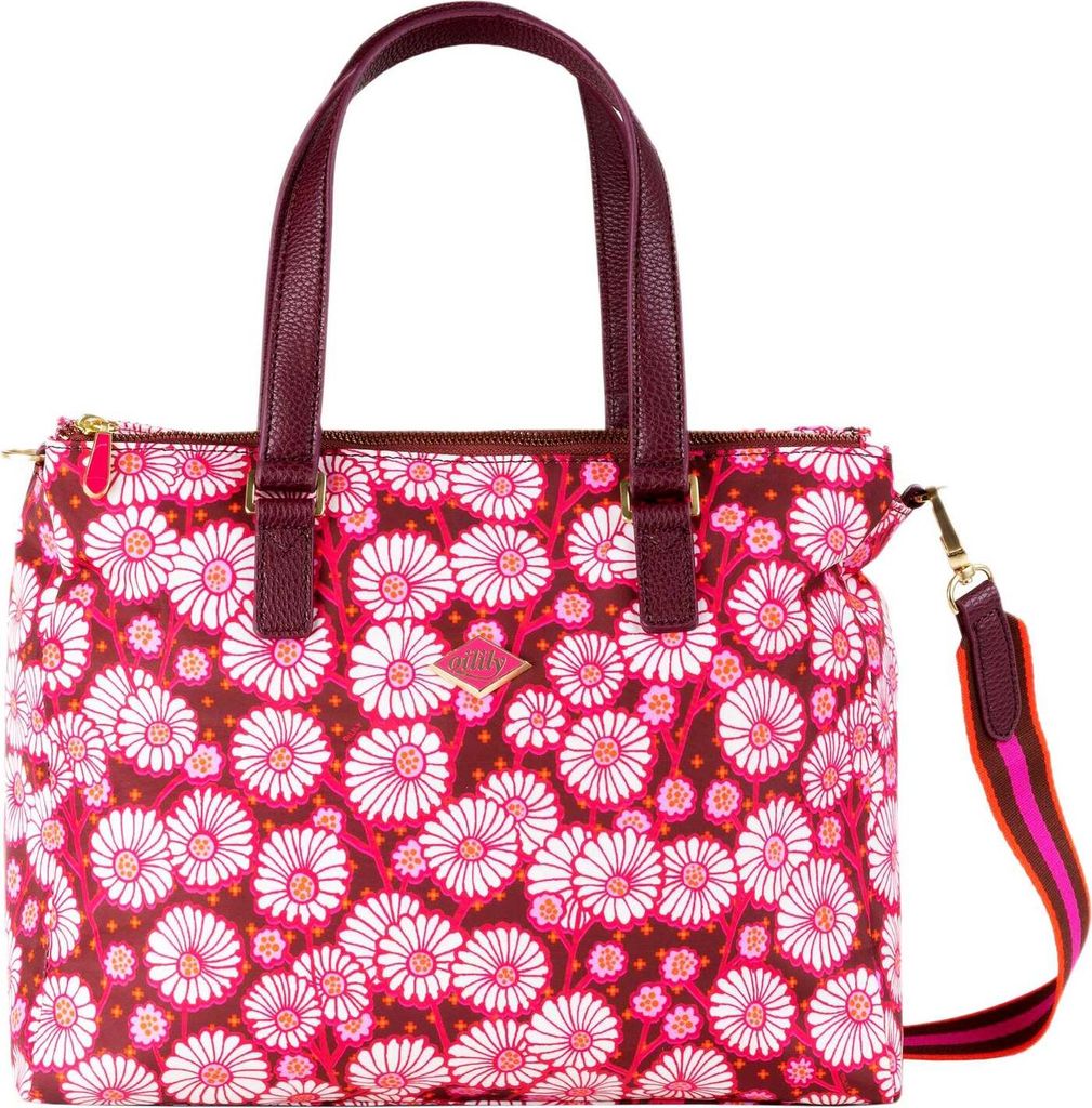 Oilily Handtasche Schultertasche Hebe Handbag Chocolate mehrfarbig