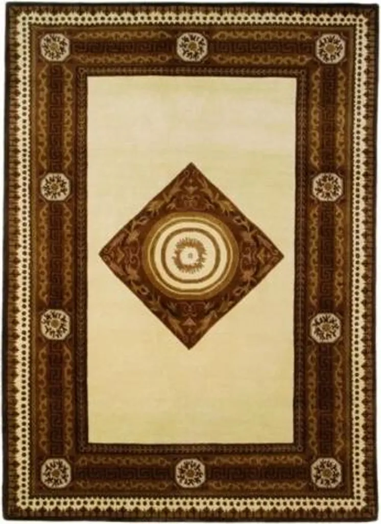 Tapis Descente de Lit Bakero 70x140 cm Vanille Brun pour la Chambre