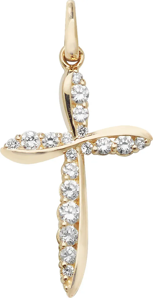 Croix Or 9 Carats 375 Femme Anti-Allergique : Bijou Durable et Brillant