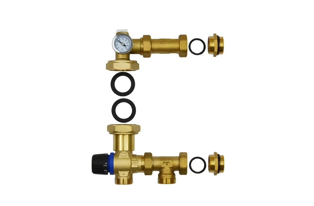 Kit Miscelazione IBO 235mm Ottone per Collettore Pavimento - No Pump