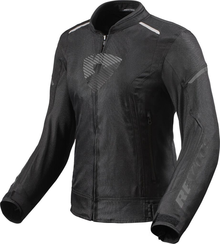 Revit Sprint H2O Damen Motorrad Textiljacke, schwarz/dunkelgrau, 38