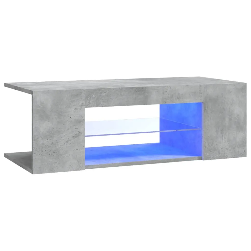 Mobile TV LED vidaXL Grigio Cemento 90cm | Prezzo Imbattibile - 3