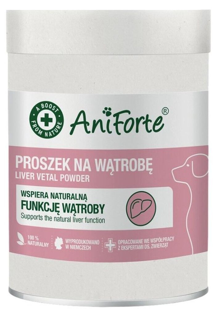 AniForte Proszek na wątrobę dla psa 100g Zdjęcie produktu 