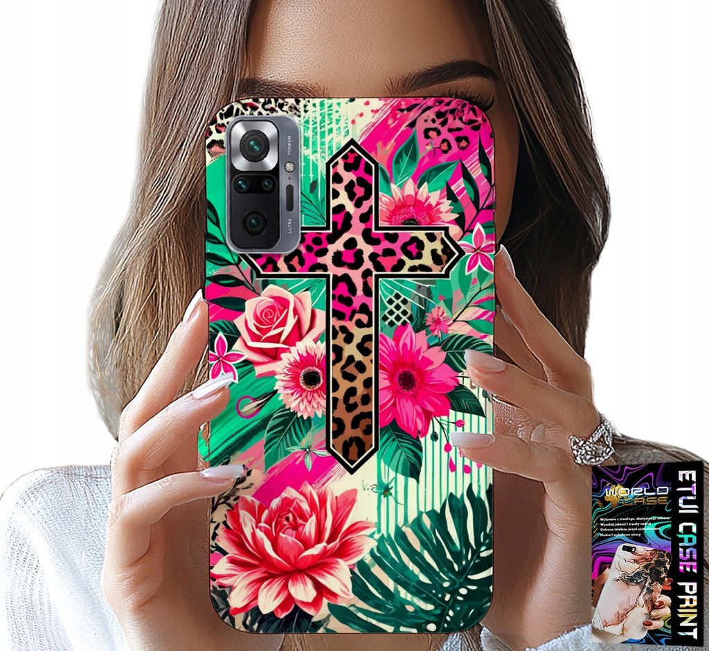 Gehäuse Für Xiaomi Note 10 Pro - Kreuz, Rose Christopher Jesus Zurück