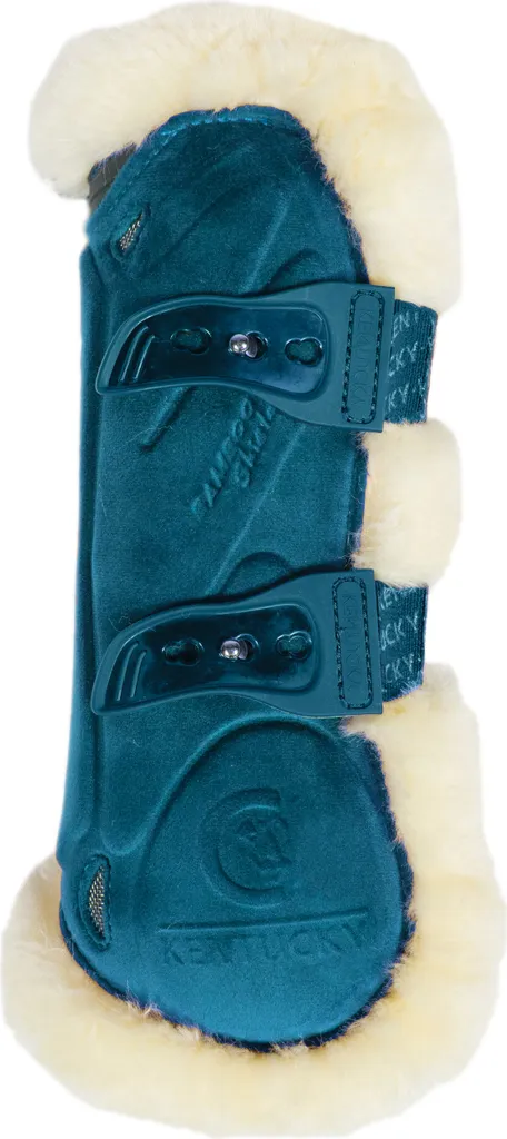 Guêtres de Saut d'Obstacles Velvet Bamboo avec Doublure Douce Emerald S
