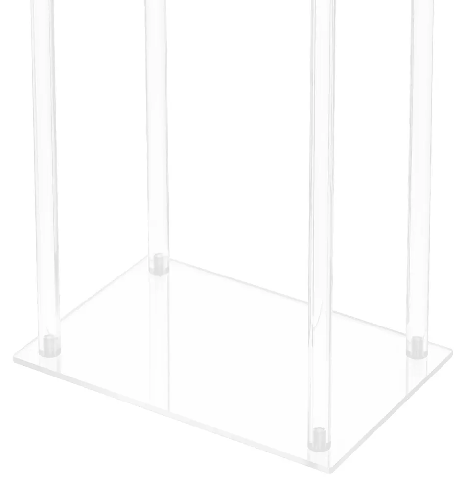Support pour fleurs en acrylique transparent multifonctionnel 40cm - 2