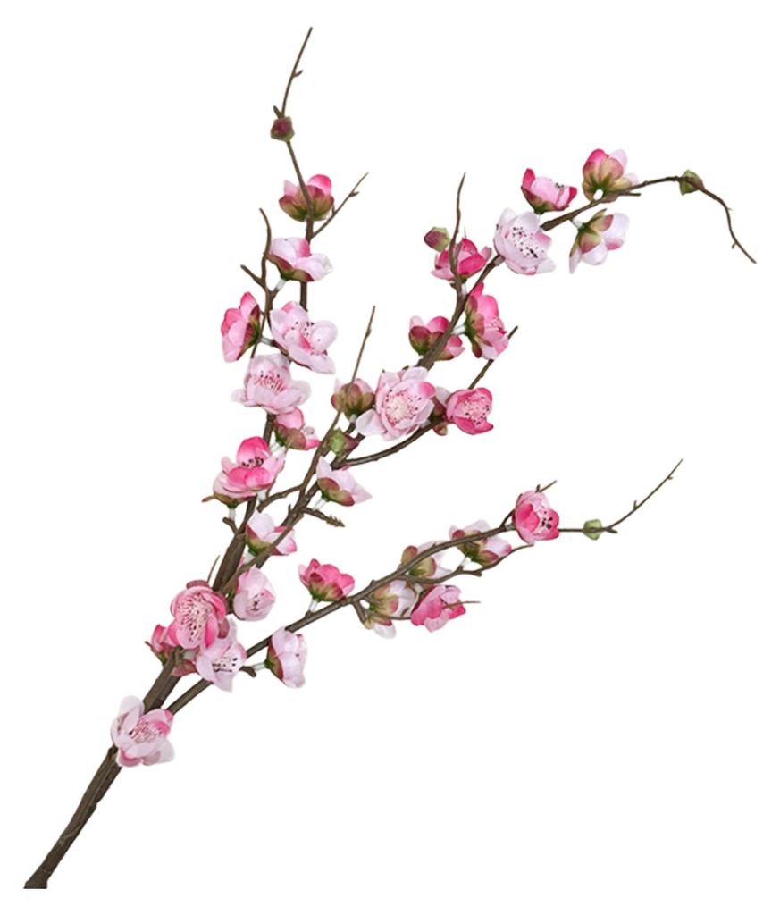 Künstliche Kirschblütenzweige, 88 cm (34,6 Zoll), realistische Pflaumenblüten-Imitation, ideal für DIY-Dekorationen zu Hause, Hochzeiten und Pa...