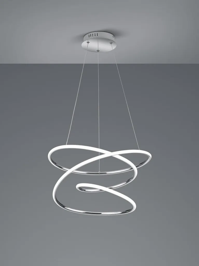 Lampada a sospensione a LED BOLOGNA argento RL R37051106