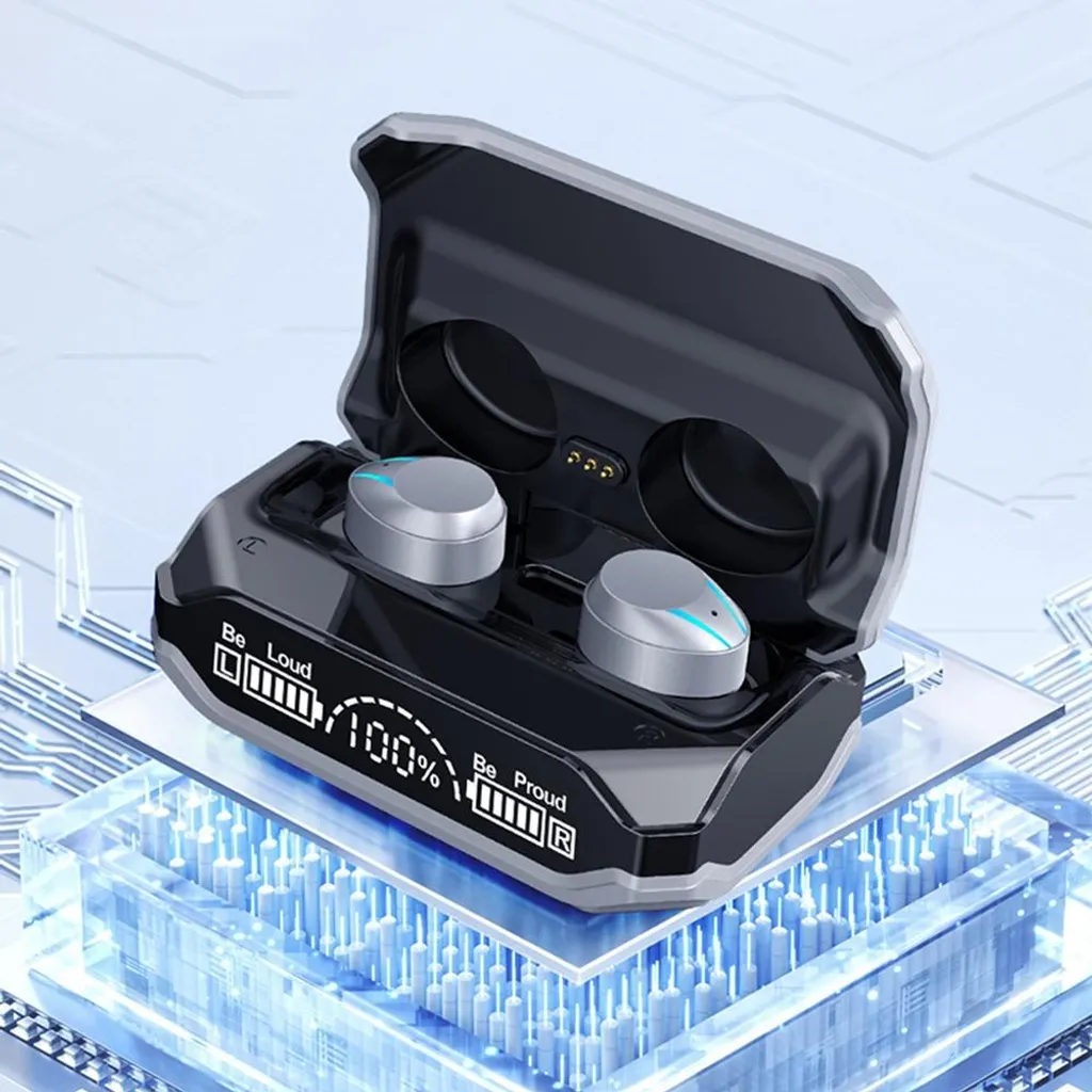 INF Wireless Earbuds Bluetooth 5.4 Argento - Eleganti e Potenti - 5
