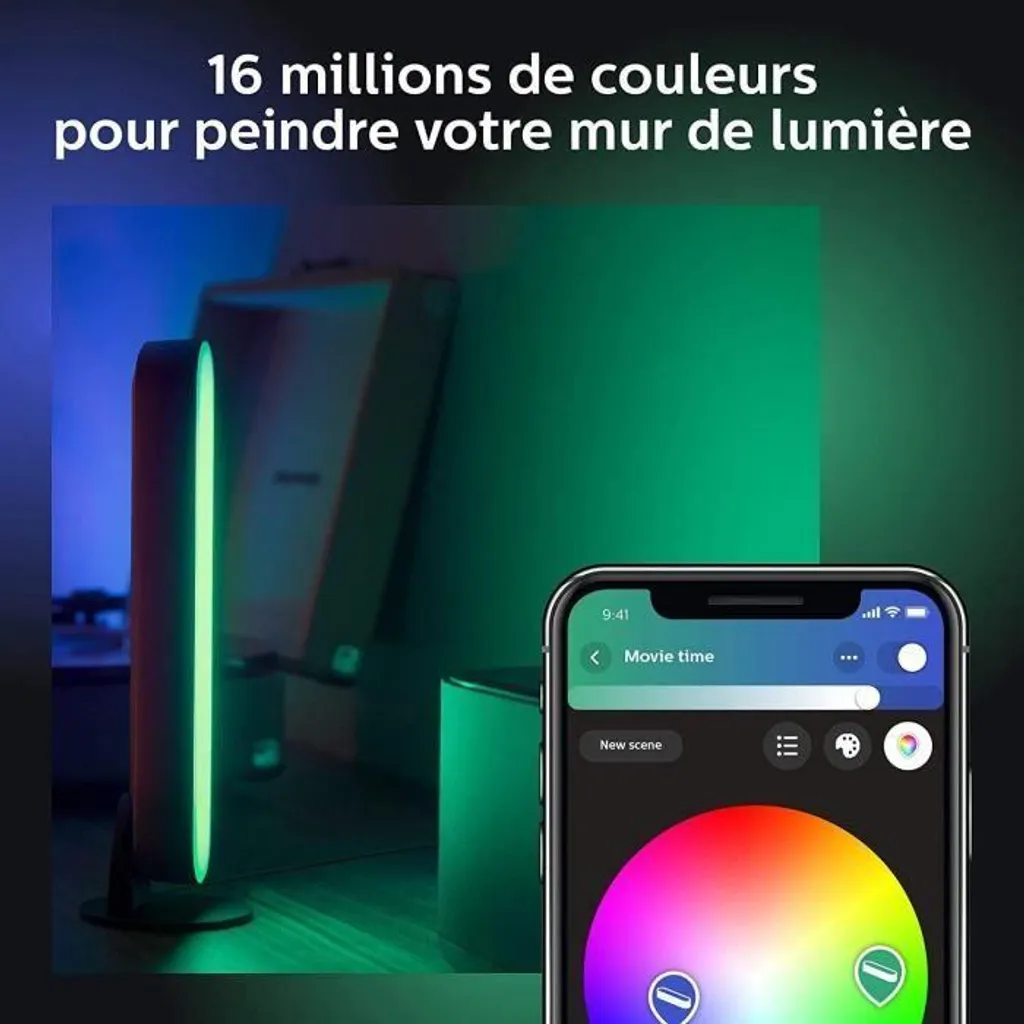 Lampada LED Philips Hue Play Bianca Smart - Design e Atmosfera - 4