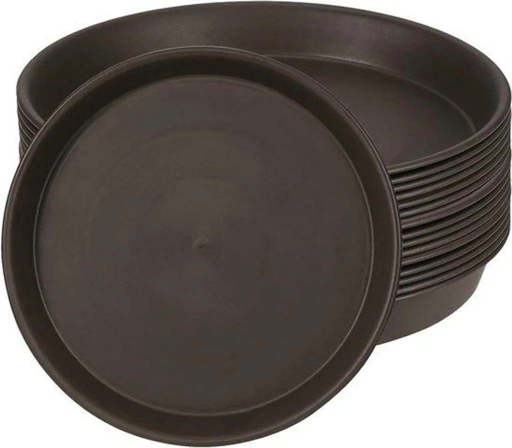 Soucoupes pour Pots de Fleurs en Plastique 16 cm - Lot de 20 Pièces