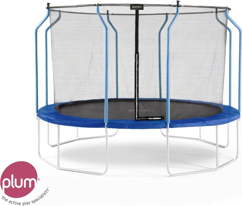 Plum Wave Springsafe Trampolin mit Sicherheitsnetz - 366 cm - Mit Nebel